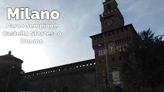 Milano  Corso e Parco SempioneVia DanteDuomo Walking Tour  4K30 [upl. by Dlopoel]