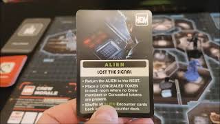 Alien Fate of the Nostromo Board Game Playthrough [upl. by Atteuqcaj]