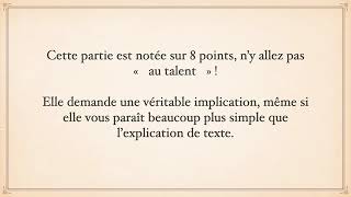 ORAL  bac de français  EAF  Méthode de présentation de loeuvre [upl. by Gates]