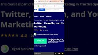 Digital marketing free courses by coursera [upl. by Lilllie115]