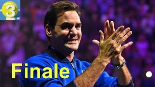 Federer Plays Final Match Alongside Nadal at Laver Cup  Three Ep 108 [upl. by Nacul431]