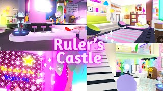 Rulers Castle in Roblox ADOPT ME  A GLAMOROUS Build [upl. by Geaghan105]