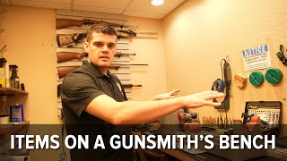 Items On A Gunsmiths Bench [upl. by Yaresed]