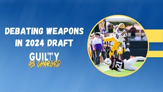 Chargers 2024 NFL Draft Debating Best Offensive Weapon For Justin Herbert [upl. by Ahens]