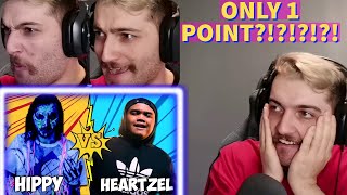 HEARTZEL vs HIPPY  Radioactive Meltdown  Show me  bbu22 Top 16 REACTION [upl. by Donnamarie]