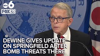 Gov DeWine gives update from Springfield [upl. by Sirapal105]