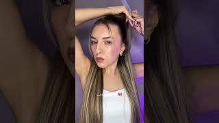 Идея за сладка прическа с панделки 🎀 hairstyle hairstyleideas hairstyleinspo hairstyletutorial [upl. by Atterrol]