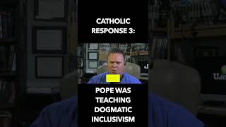 What is dogmatically taught inclusivism popefrancis catholicteaching catholicchurch [upl. by Neeluj]