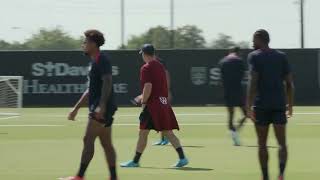 Pochettino takes charge of USMNT training ahead of first game [upl. by Balough132]