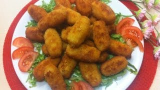 Receta Deliciosas Croquetas de Pollo Con Bechamel  La Cocinadera [upl. by Asen]