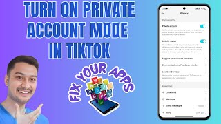 How to Turn On the Private Account Mode in TikTok [upl. by Chao451]