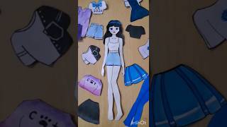 which paper doll dress you like the most  DIY paper doll dress  paper doll dress up [upl. by Hanway434]