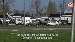 Bewoner 54 woonwagenkamp Deventer doodgeschoten [upl. by Lipman]