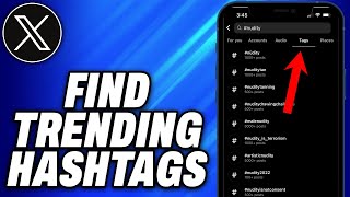 How To Find Trending Hashtags On X 2024  Easy Fix [upl. by Astrid]