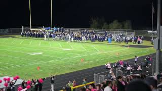 Eastview Middle School Band joins with the Bartlett Marching Hawks  Football Pregame Show 09  2024 [upl. by Ayam302]