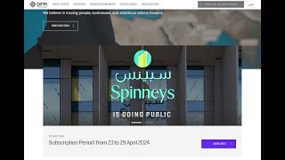 spinneys ipo [upl. by Adnilemreh]