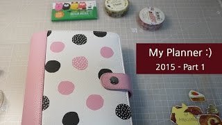 나만의 다이어리 꾸미기 2015 1 My Planner Monthly Decoration 호얀Hoyarn [upl. by Onibla]