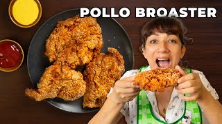 Pollo broaster crujiente en minutos ¡Al estilo KFC  LA COCINA DE MAVI [upl. by Dunc]