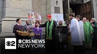 Timothy Cardinal Dolan holds special Mass on World Day of the Poor [upl. by Daegal]