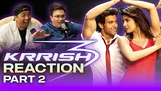 Krrish 3 Reaction Part 2  Hold On This Movie is Fantastic [upl. by Rae352]