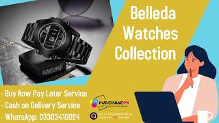 Belleda Wrist Watch For Men  Online Shopping in PAKISTAN [upl. by Candra]