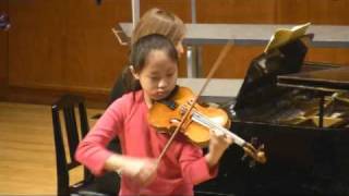 Kabalevsky Violin Concerto Op48 3rd mvt 9 yrs old [upl. by Notrub945]