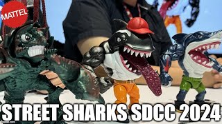 MATTEL  SDCC 2024 EVEN MORE Street Sharks and MY WISH LIST [upl. by Elinnet]