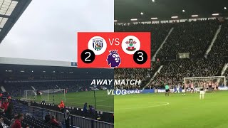 West Bromwich Albion vs Southampton Away Vlog  Cyrille Regis Tribute 🙌🏼 [upl. by Darda]