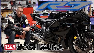 Yamaha R7 Yoshimura R77 Exhaust Install amp Sound Test [upl. by Anire]