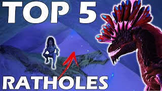 TOP 5 Aberration Ratholes  Ark Survival Ascended [upl. by Eindys861]