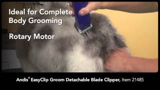 Andis® EasyClip Groom Detatchable Blade Clipper 21485 [upl. by Ruthy]