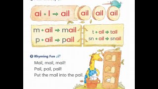 Phonics Kids 5A Unit 1  Vowel Pair quotaiquot  ail aid ain ait [upl. by Alaric]