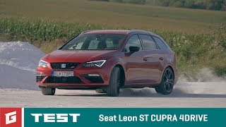 Seat Leon ST Cupra300 4Drive  TEST  0200 kmh  GarazTV [upl. by Eilahtan765]