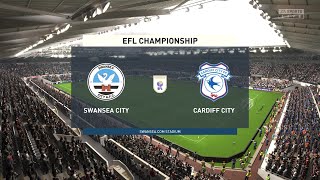 FIFA 23 Gameplay  Swansea City vs Cardiff City [upl. by Acceb]