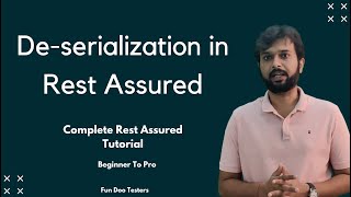 Deserialization in rest assured Complex Pojo Example  Rest assured API automation framework [upl. by Aicinod]