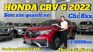 Honda CRV G 2022 lướt như mớiThu mua ô tô cũ Tphcmxe 7 chỗ honda crv [upl. by Gnak216]