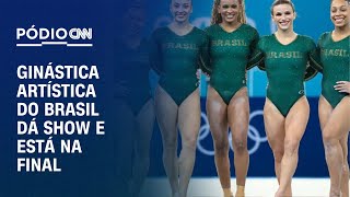 Ginástica artística do Brasil dá show e está na final  CNN NOVO DIA [upl. by Jaclyn639]