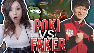 POKI VS FAKER MID LANE [upl. by Nalyak142]