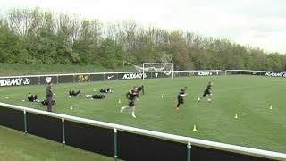 How to improve endurance and core strength  Soccer training drill  Nike Academy [upl. by Turk754]