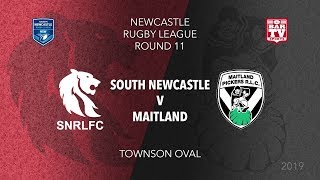 2019 Newcastle RL  Round 11  South Newcastle Lions v Maitland Pickers [upl. by Ynohtnaed]