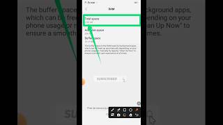 How To Check RAM In Mobile Phone RAM MOBILEPHONEshorts ram RafinExplainTech [upl. by Allicsirp]