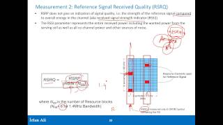 LTE Radio Primer Part 7 DL Cell Reference Signals RSRP amp RSRQ [upl. by Leehar]