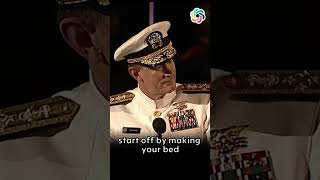 quotIf you want to change the world start by making bedquot  William McRaven [upl. by Norihs]