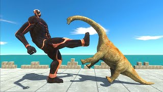 Dark Colossal Titan Powerful Kick  Animal Revolt Battle Simulator [upl. by Saito]