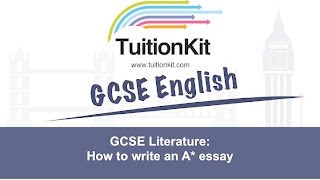 GCSE Literature How to write the perfect essay [upl. by Witty]