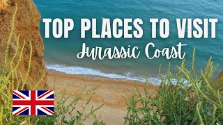 BEST PLACES IN JURASSIC COAST  ENGLAND UK [upl. by Iverson]