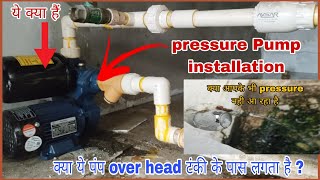 Crompton pressure Pump Installation  Crompton Mini Force 2 Pump fitting with full details video [upl. by Rosemaria]