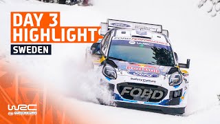 Day 3 Highlights  WRC Rally Sweden 2024 [upl. by Havstad271]