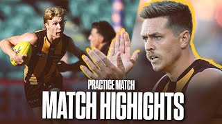 Hawthorn V Collingwood  Practice Match  Highlights [upl. by Ahseina]