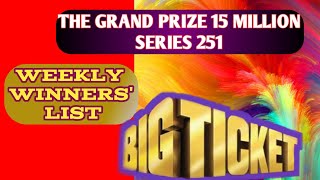 Big Ticket weekly winners Series 251 bigticketdrawabudhabi bigticket [upl. by Latoyia]